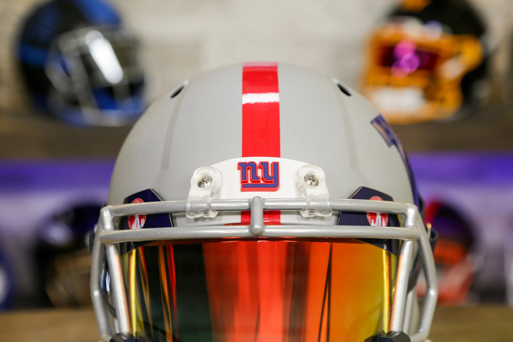 New York Giants Riddell Speed Display Helmet - GG Edition