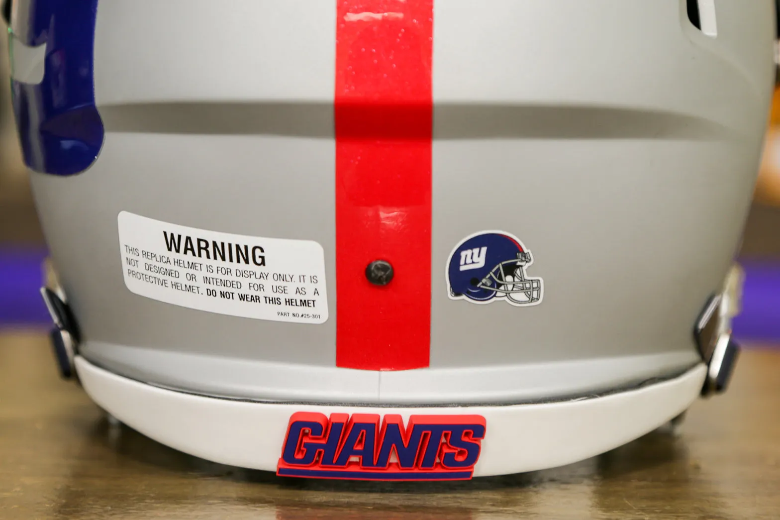 New York Giants Riddell Speed Display Helmet - GG Edition