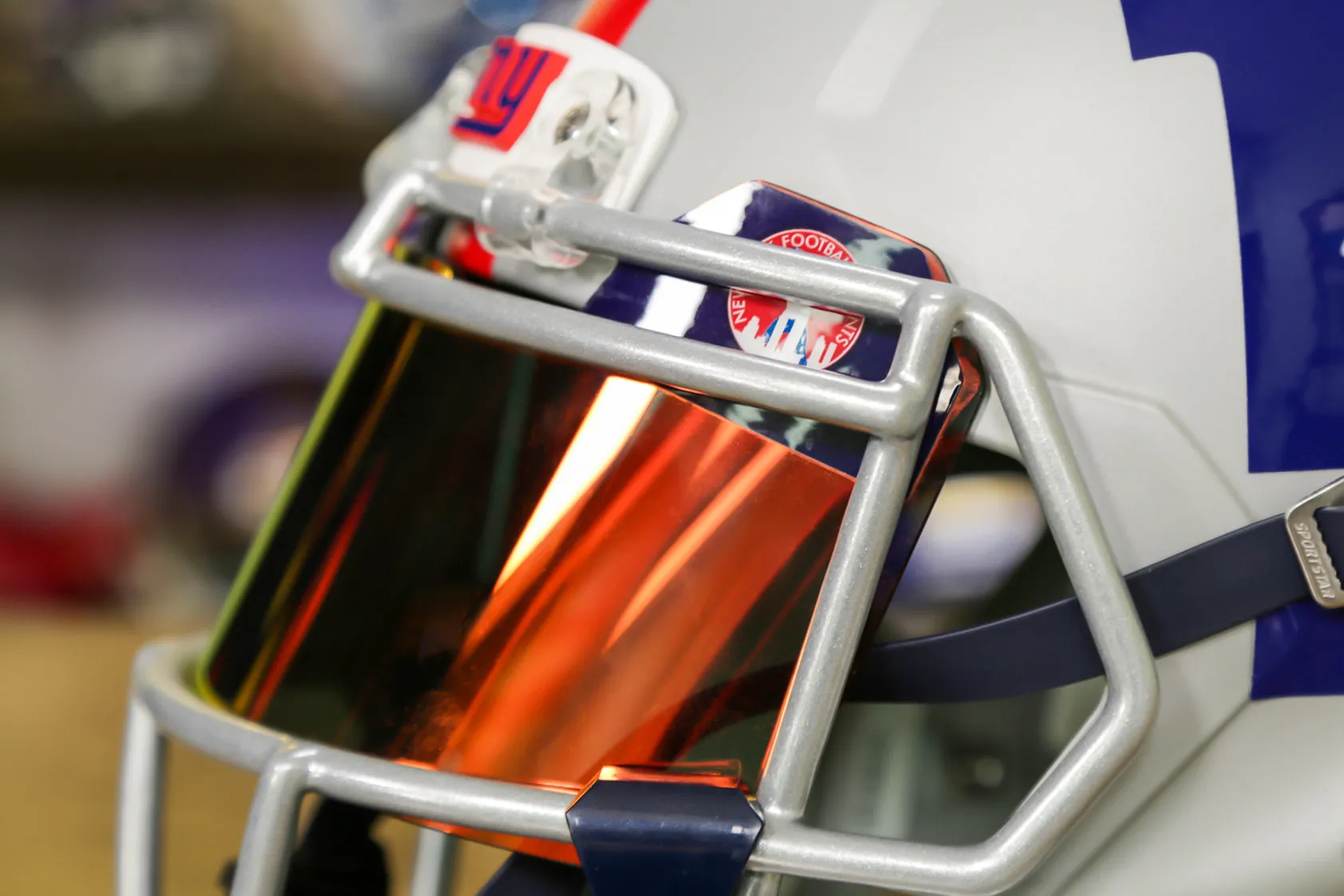 New York Giants Riddell Speed Display Helmet - GG Edition
