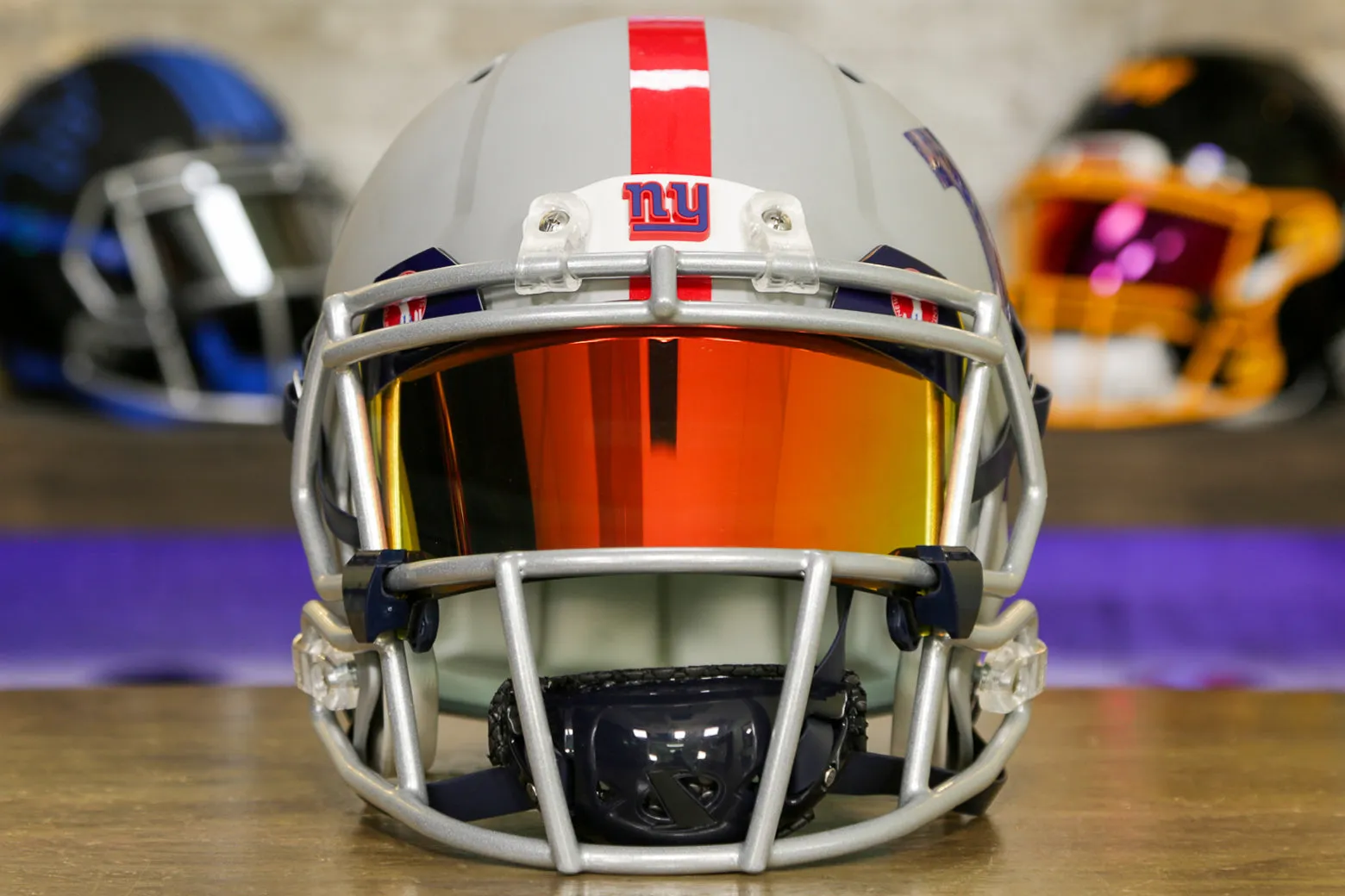 New York Giants Riddell Speed Display Helmet - GG Edition