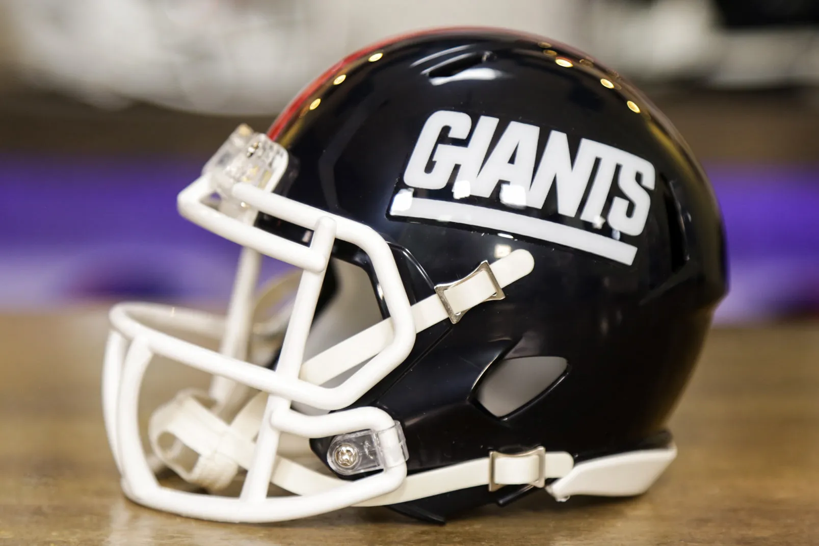 New York Giants Riddell Speed Mini Helmet - 1981-1999 Throwback