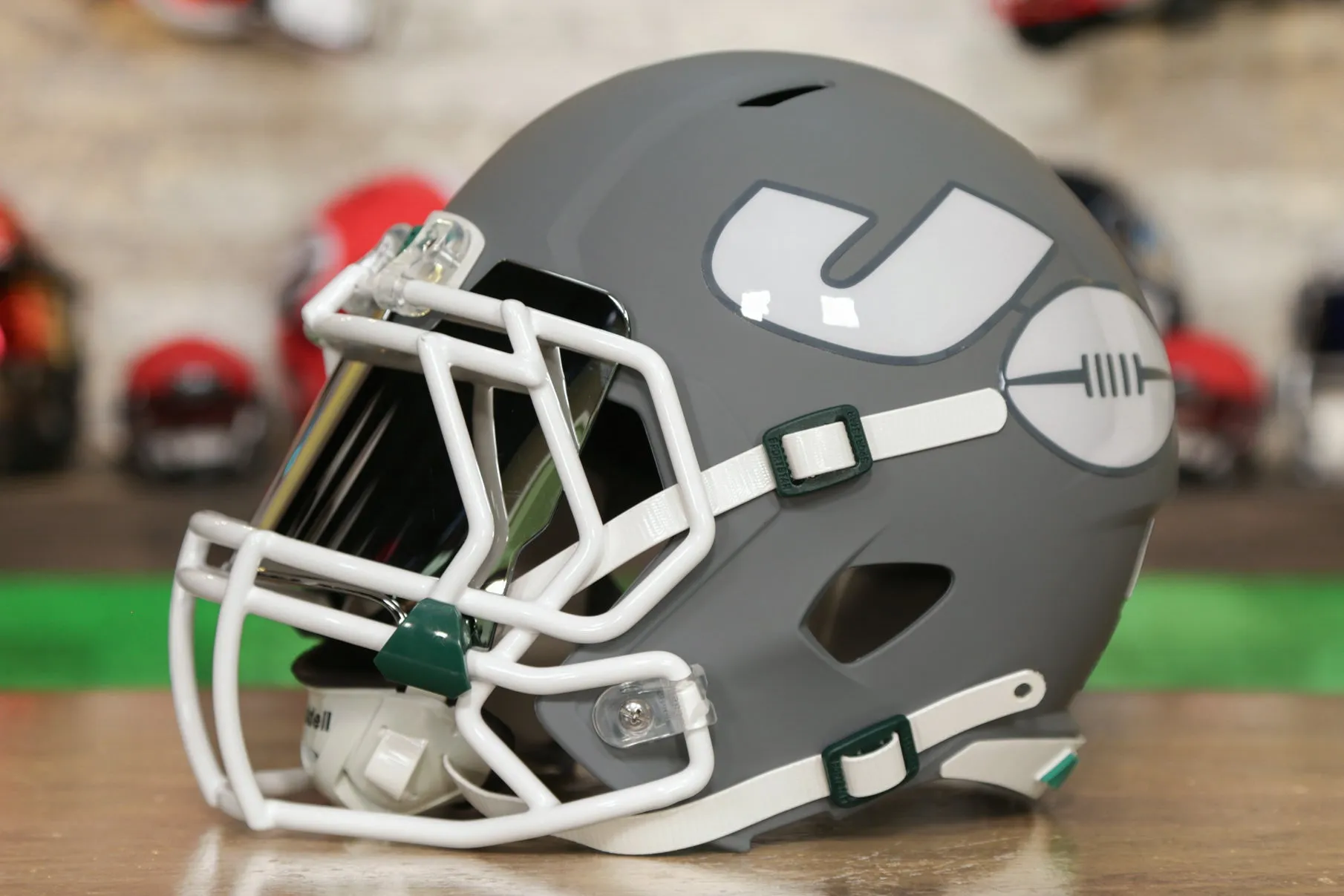 New York Jets Riddell Speed Display Helmet - GG Edition