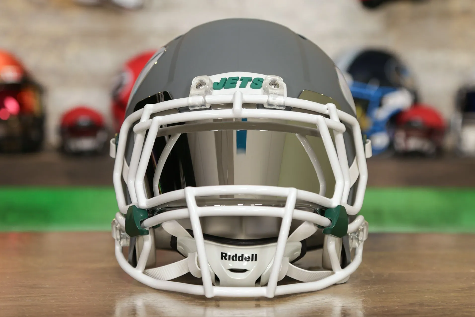 New York Jets Riddell Speed Display Helmet - GG Edition