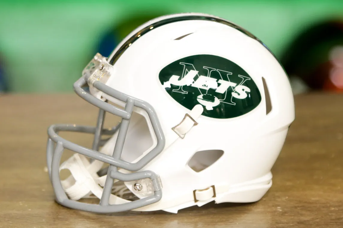 New York Jets Riddell Speed Mini Helmet - 1965-1977 Throwback