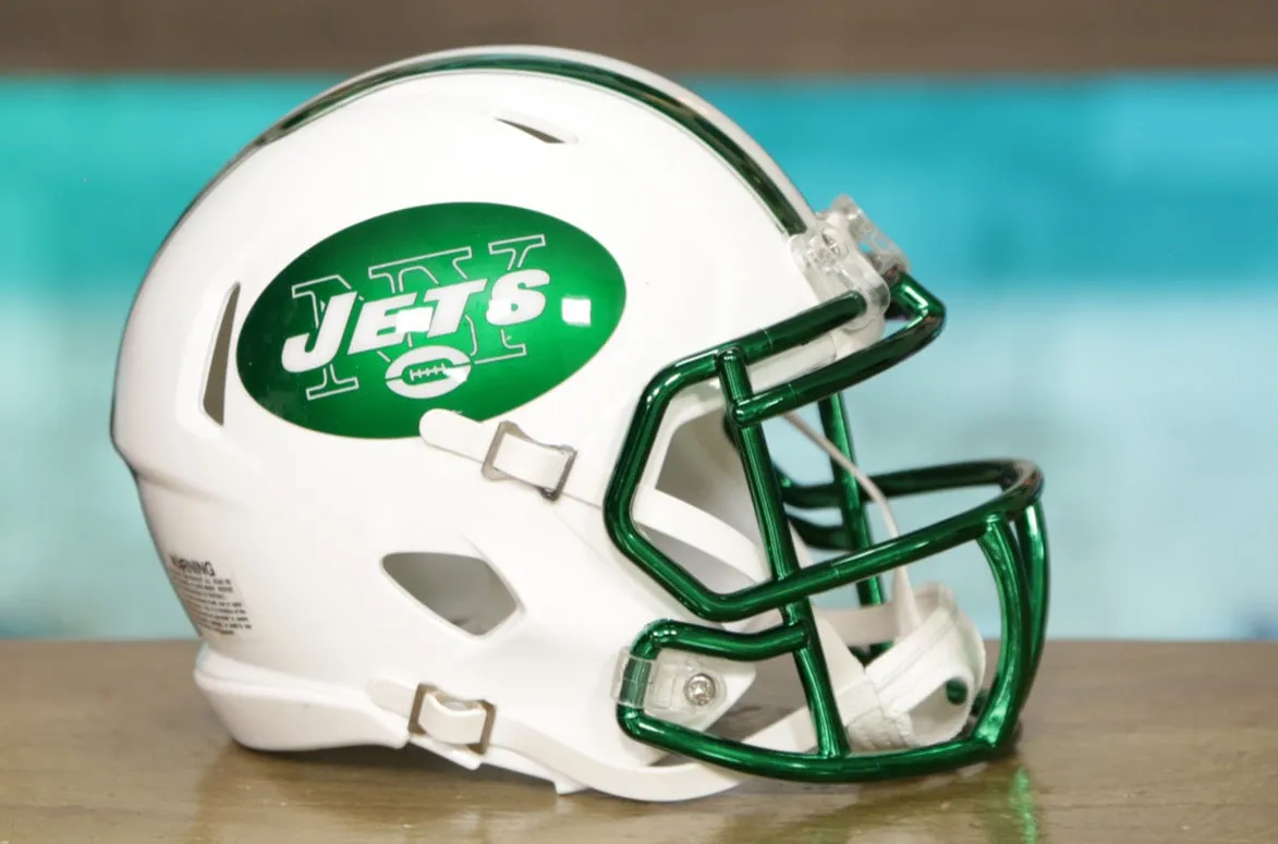 New York Jets Riddell Speed Mini Helmet - Color Rush Alternate