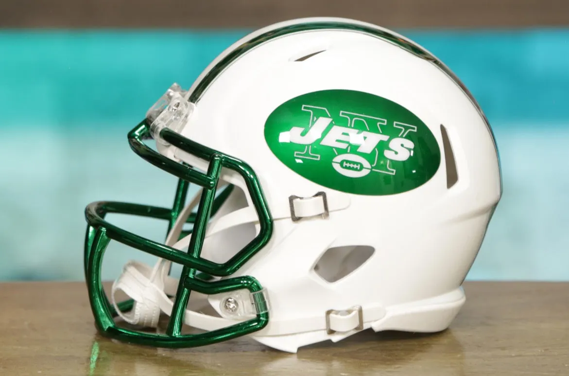 New York Jets Riddell Speed Mini Helmet - Color Rush Alternate