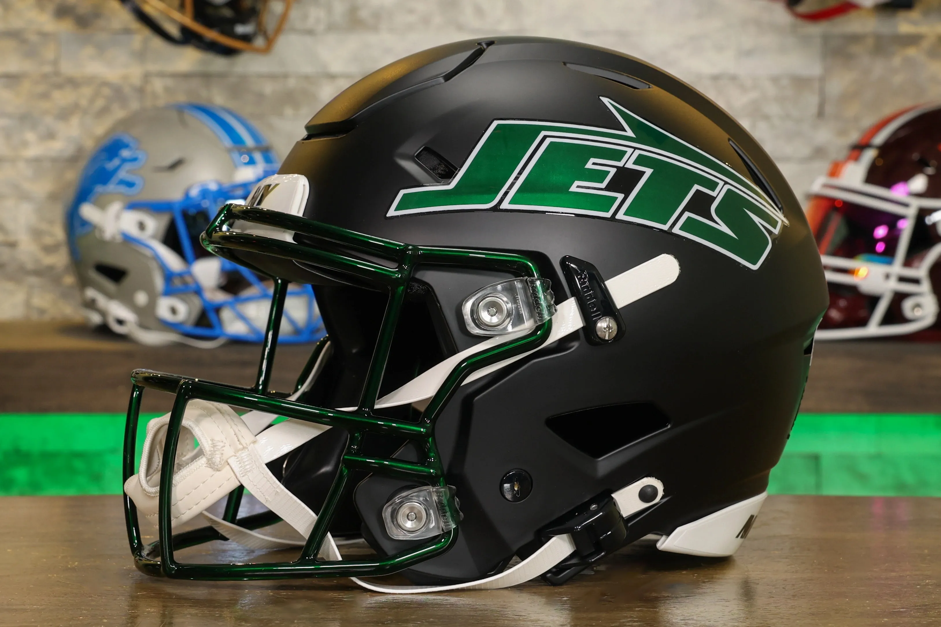 New York Jets Riddell SpeedFlex Helmet - Legacy Black Alternate
