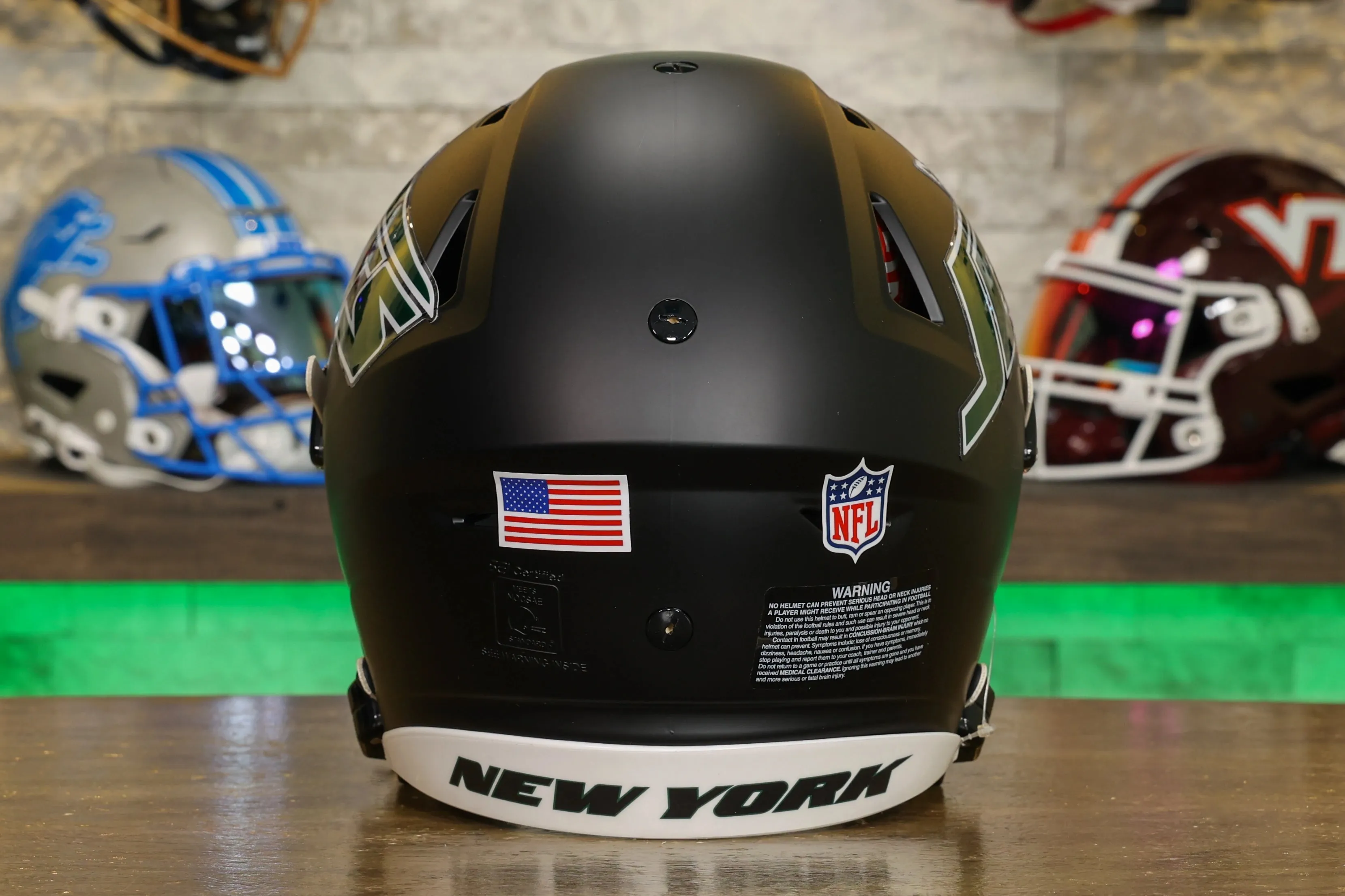 New York Jets Riddell SpeedFlex Helmet - Legacy Black Alternate
