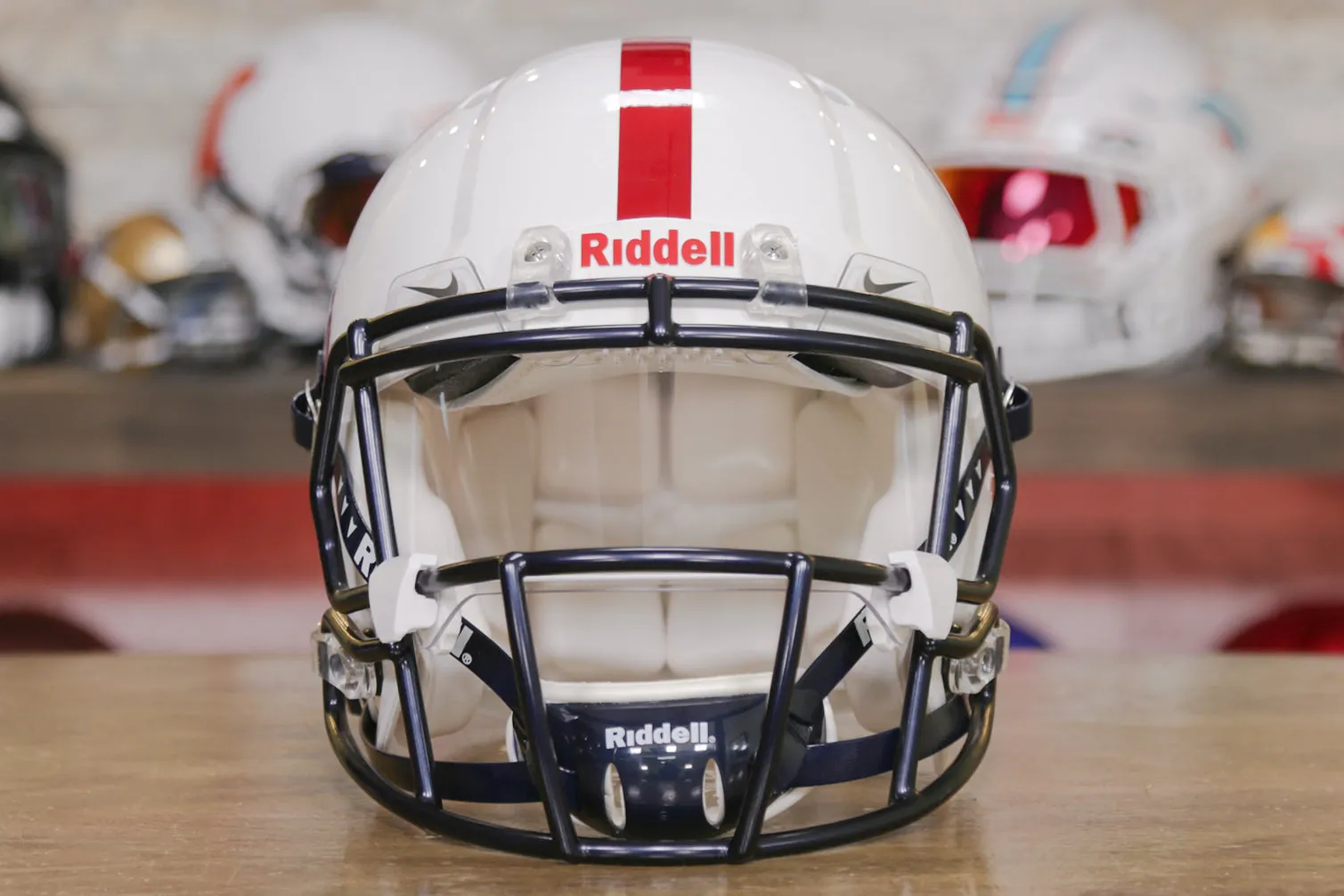 Ole Miss Rebels Riddell Speed Authentic Helmet - GG Edition