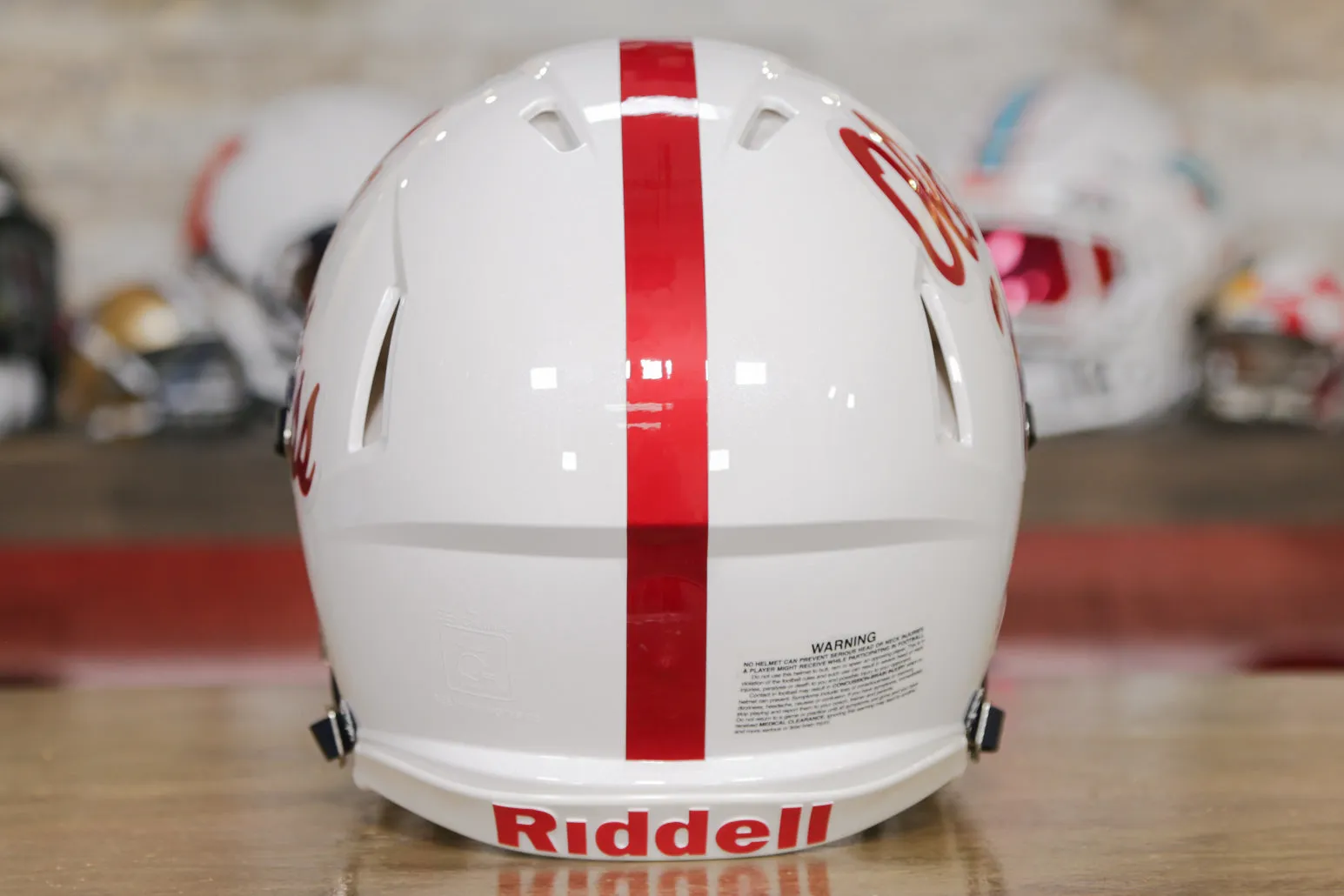 Ole Miss Rebels Riddell Speed Authentic Helmet - GG Edition
