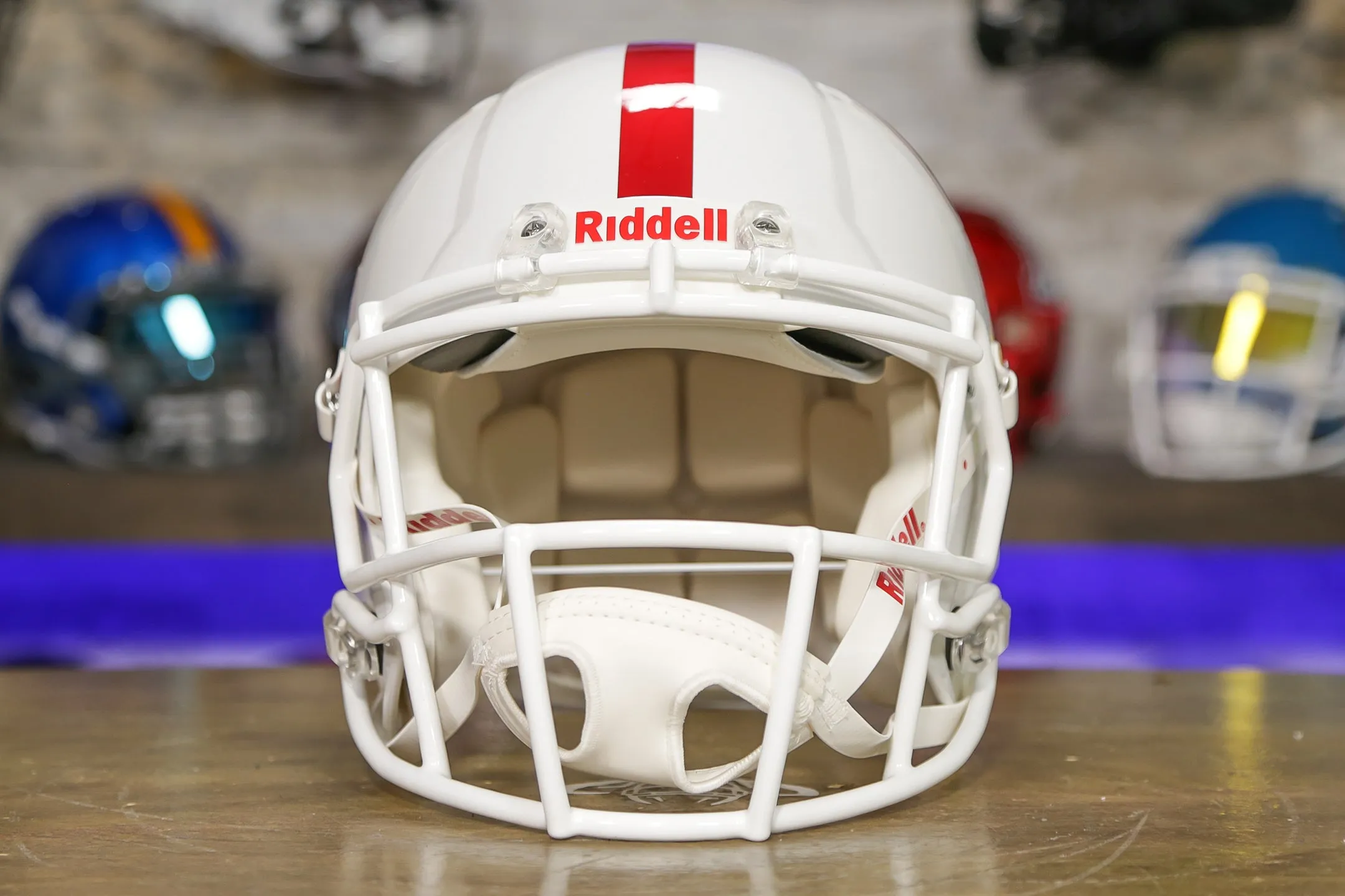 Ole Miss Rebels Riddell Speed Authentic Helmet - White
