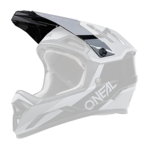 O'Neal Backflip Replacement Visor - Strike - Black-Gray