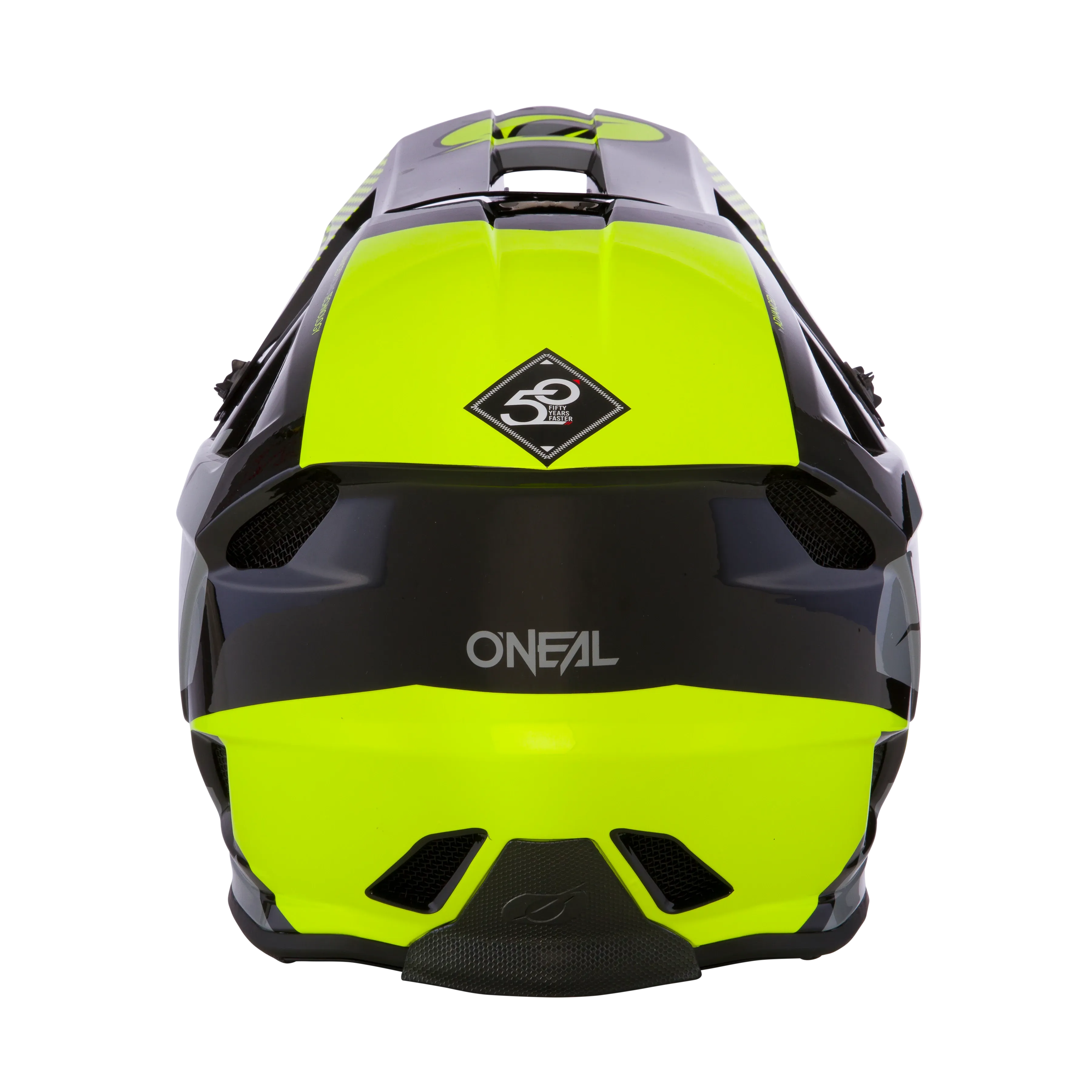 O'Neal Blade Polyacrylite Full Face Helmet - Ace - Neon Yellow-Gray