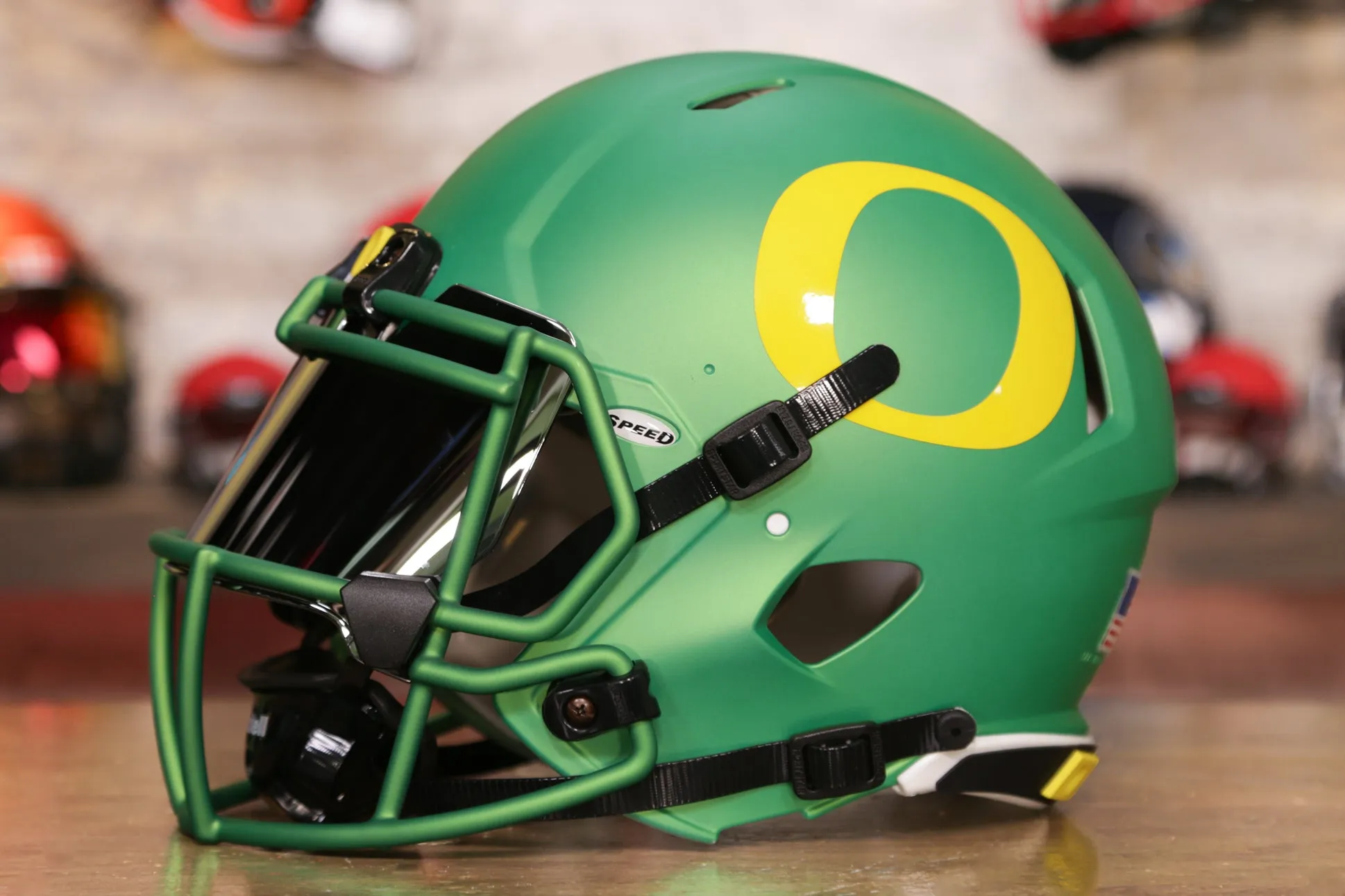 Oregon Ducks Riddell Speed Authentic Helmet - GG Edition 00294