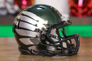 Oregon Ducks Riddell Speed Mini Helmet - Titanium Thunder