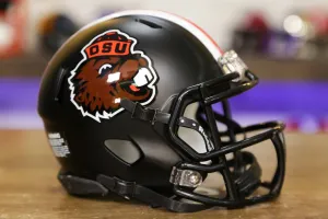 Oregon State Beavers Riddell Speed Mini Helmet - Satin Black
