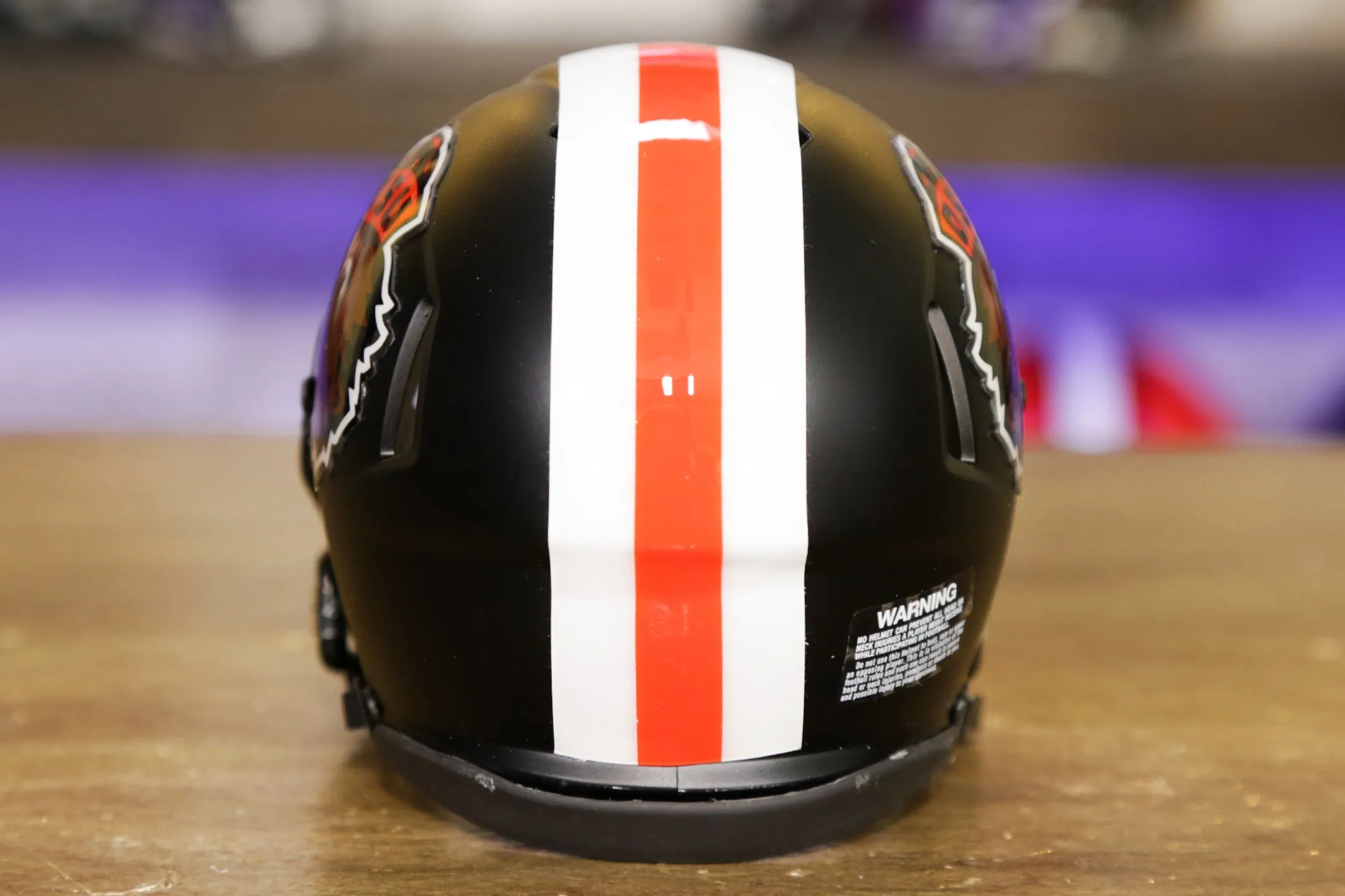 Oregon State Beavers Riddell Speed Mini Helmet - Satin Black