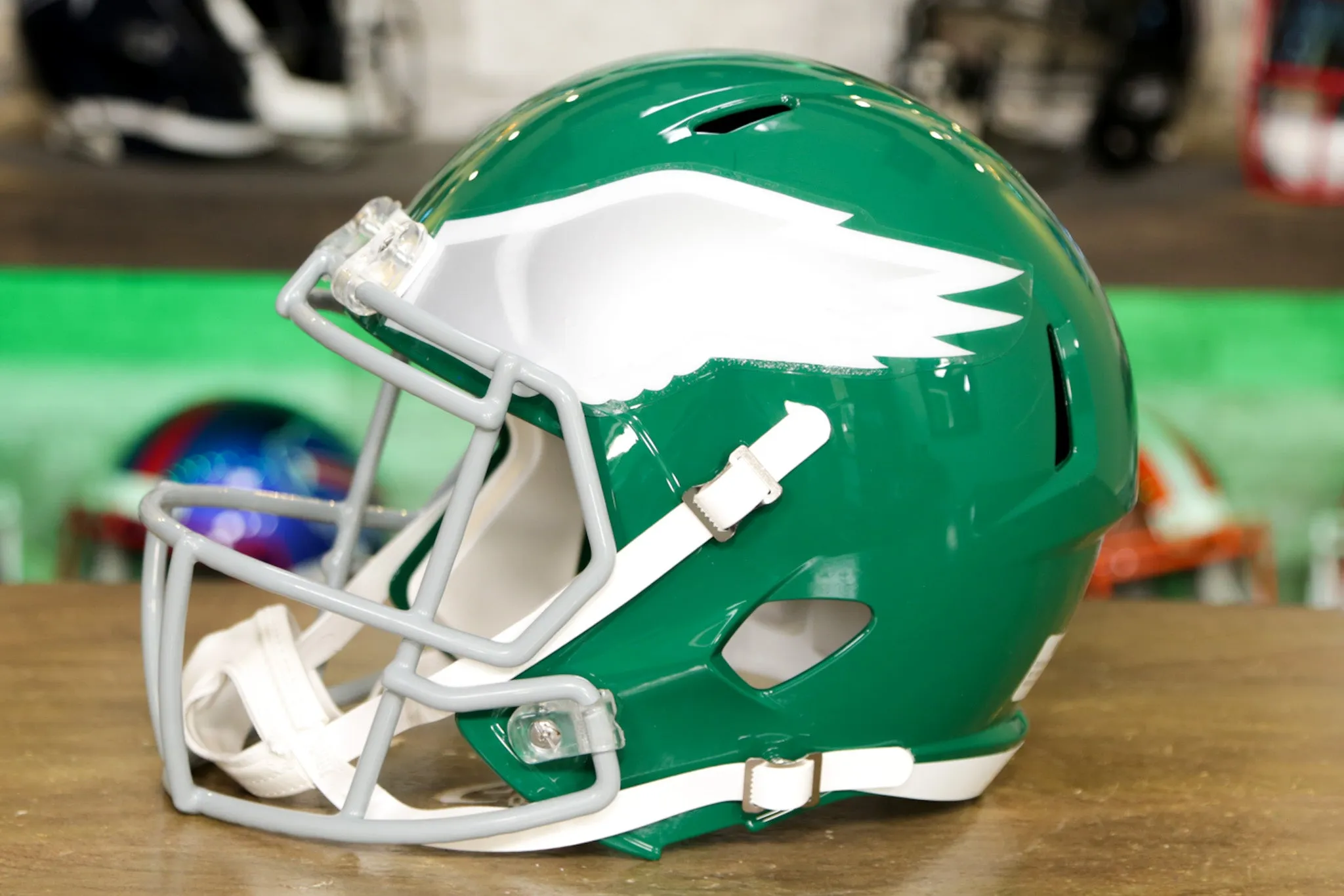 Philadelphia Eagles Riddell Speed Authentic Helmet - 1974-1995 Throwback