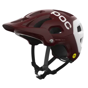 POC Tectal Race MIPS MTB Helmet - Garnet Red-Hydrogen White Matt