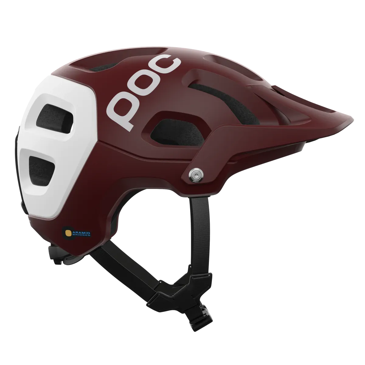 POC Tectal Race MIPS MTB Helmet - Garnet Red-Hydrogen White Matt