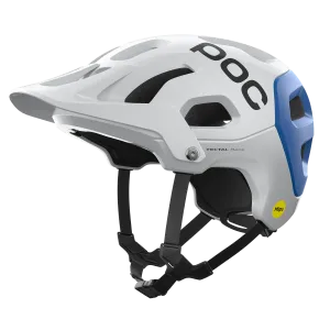 POC Tectal Race MIPS MTB Helmet - Hydrogen White-Opal Blue Metallic-Matt