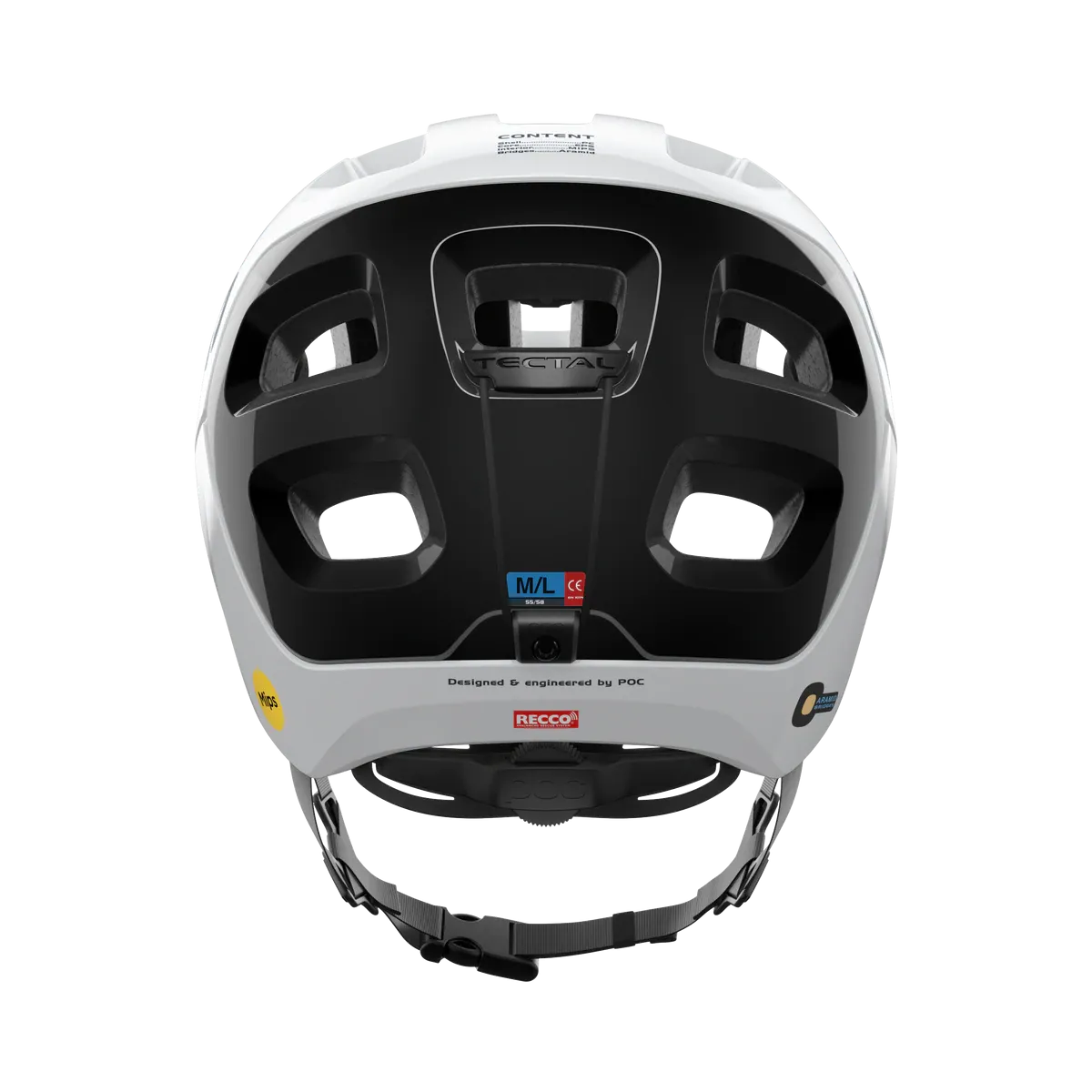 POC Tectal Race MIPS MTB Helmet - Hydrogen White-Uranium Black
