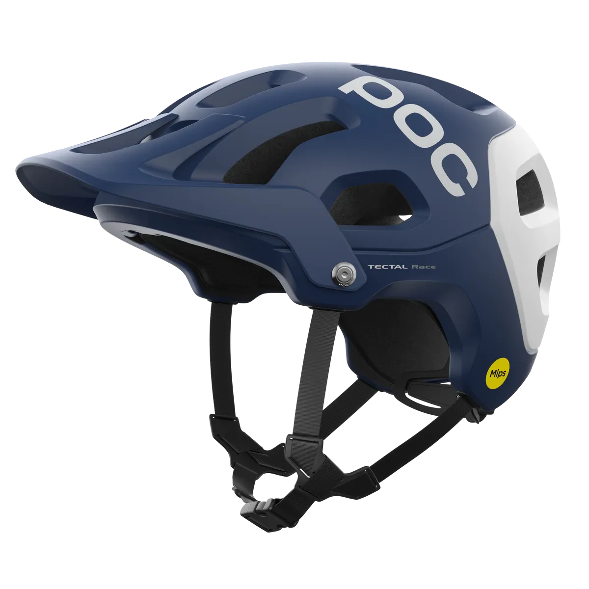 POC Tectal Race MIPS MTB Helmet - Lead Blue-Hydrogen White Matt
