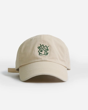 Queenhead Logo Cap Washed Natural