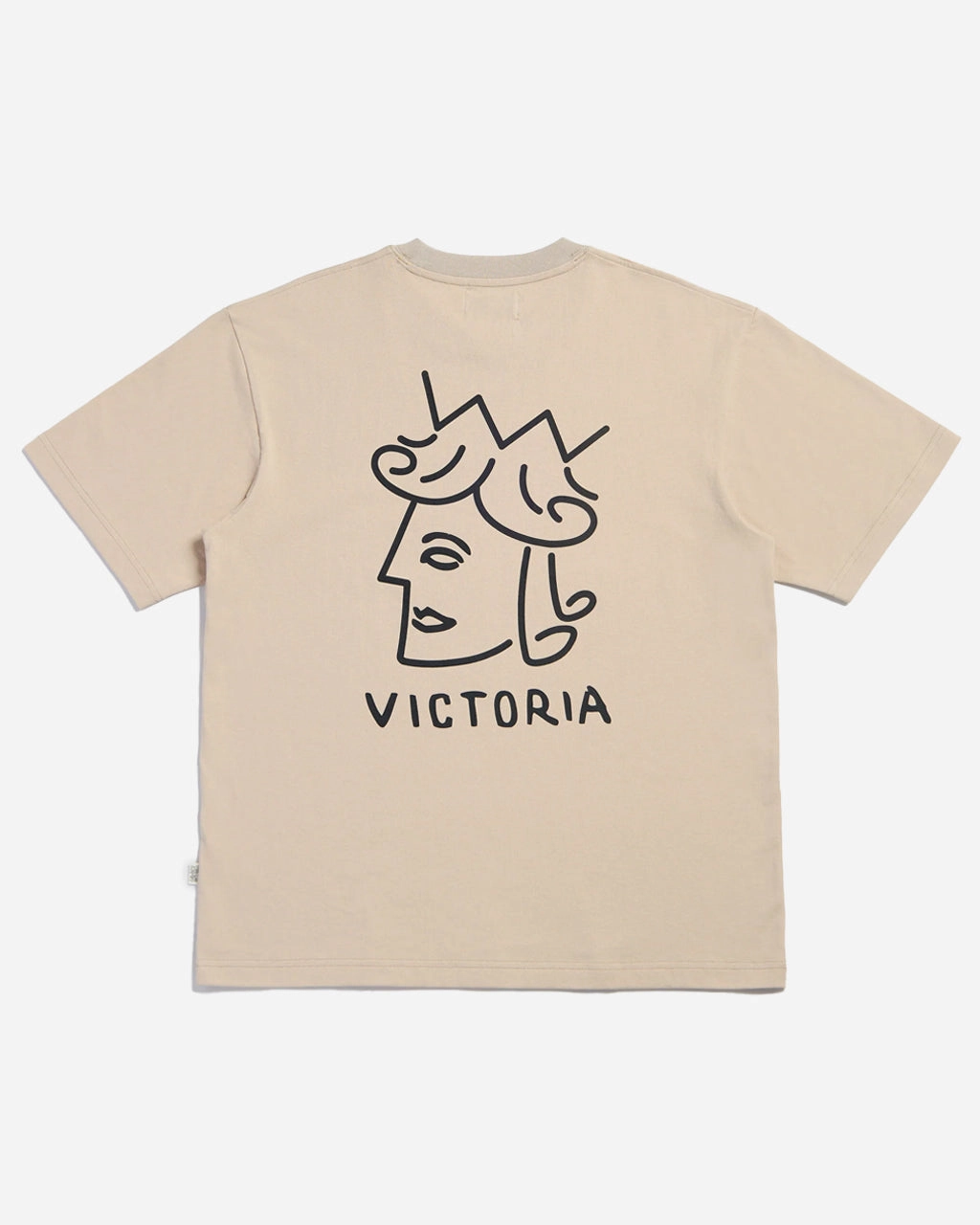 Queenhead Logo S/S Tee Sand