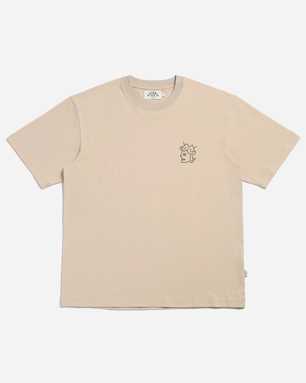 Queenhead Logo S/S Tee Sand