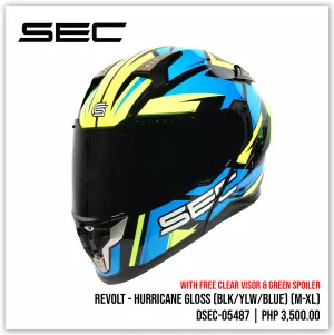 REVOLT - HURRICANE GLOSS (BLK/YELLOW/BLU)