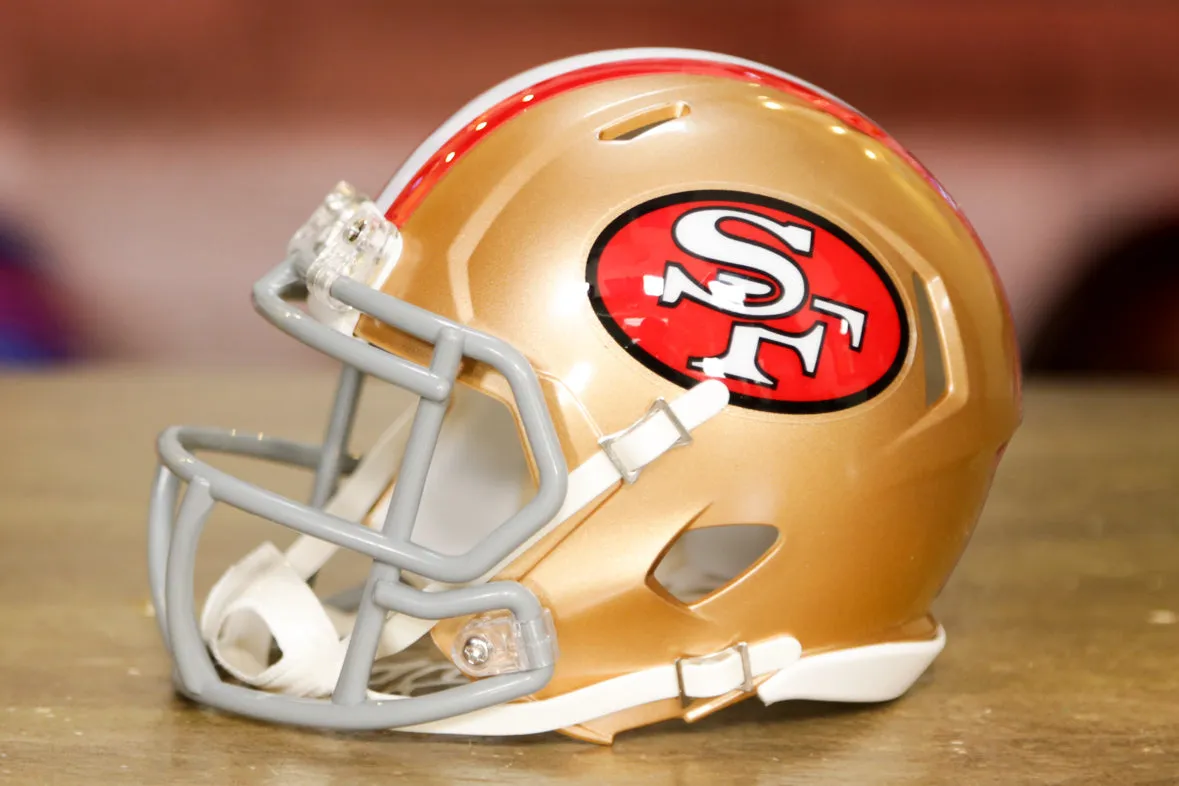 San Francisco 49ers Riddell Speed Mini Helmet - 1964-1995 Throwback