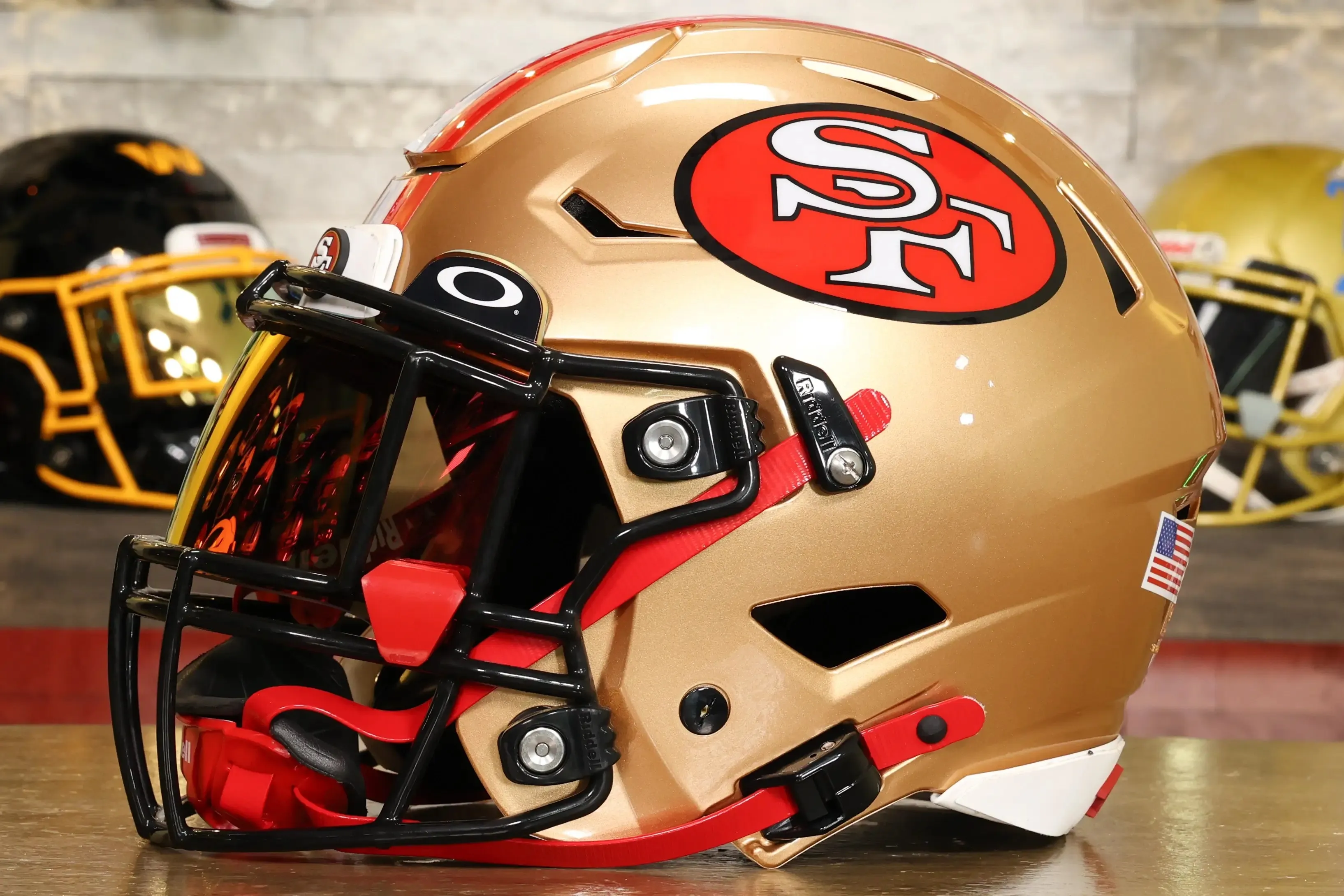 San Francisco 49ers Riddell SpeedFlex Helmet - GG Edition 02089