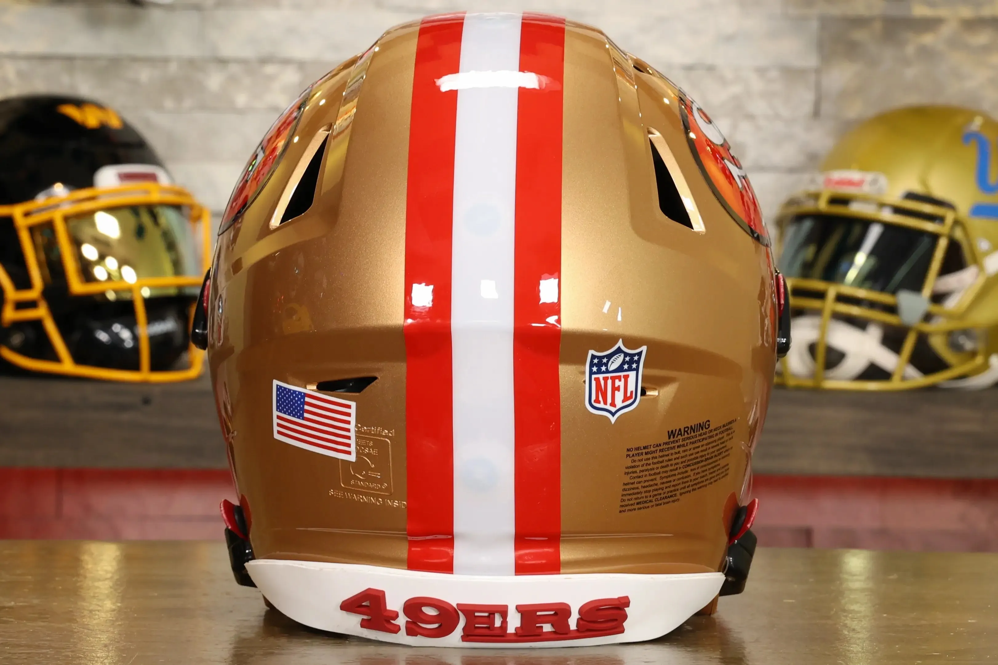 San Francisco 49ers Riddell SpeedFlex Helmet - GG Edition 02089