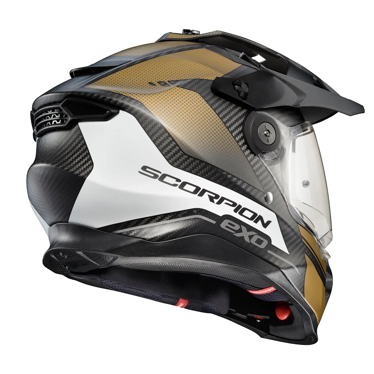 Scorpion XT9000 Dual Sport Helmet Carbon Trailhead Matte Gold