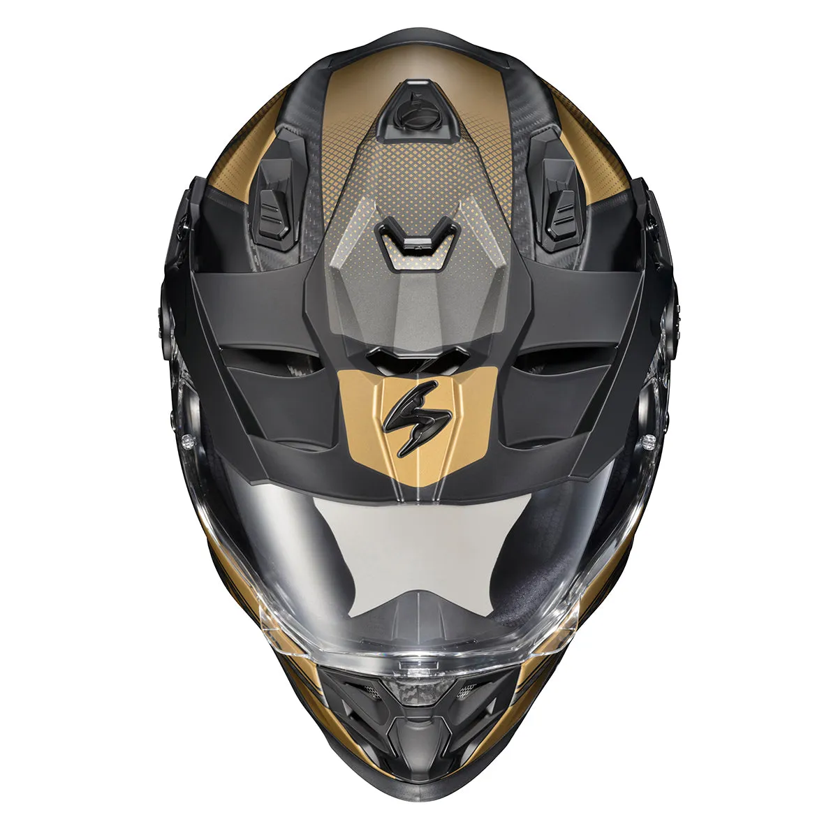 Scorpion XT9000 Dual Sport Helmet Carbon Trailhead Matte Gold