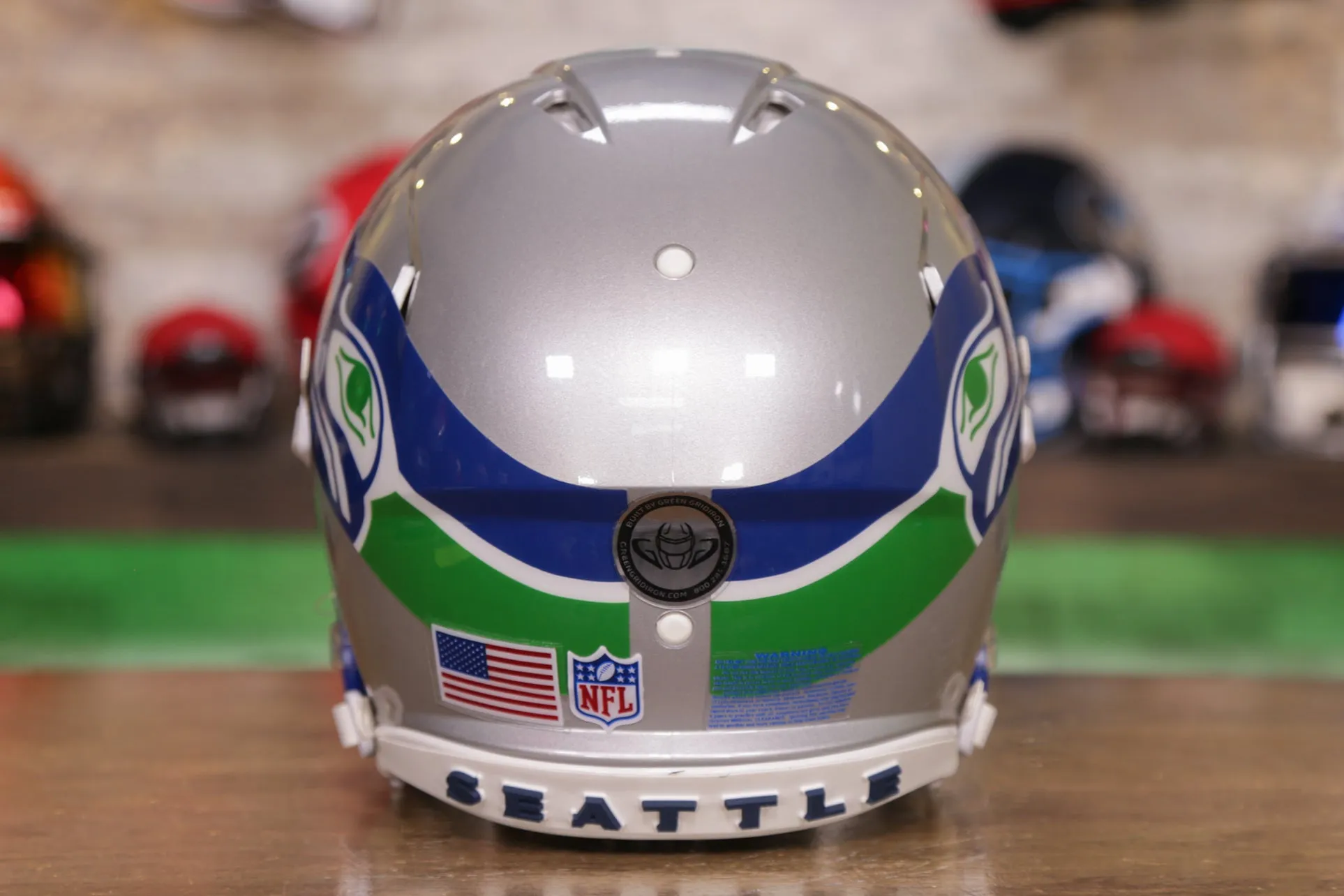 Seattle Seahawks Riddell Speed Authentic Helmet - GG Edition 00278