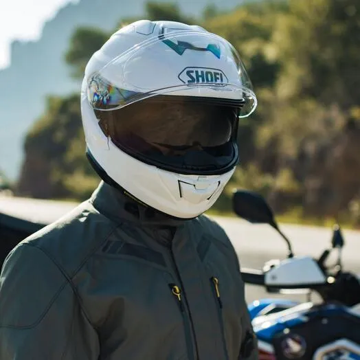 Shoei GT-Air 3 Full Face Helmet Gloss White SRL 3 Installed