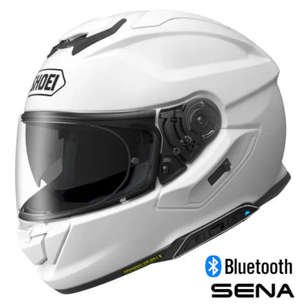 Shoei GT-Air 3 Full Face Helmet Gloss White SRL 3 Installed