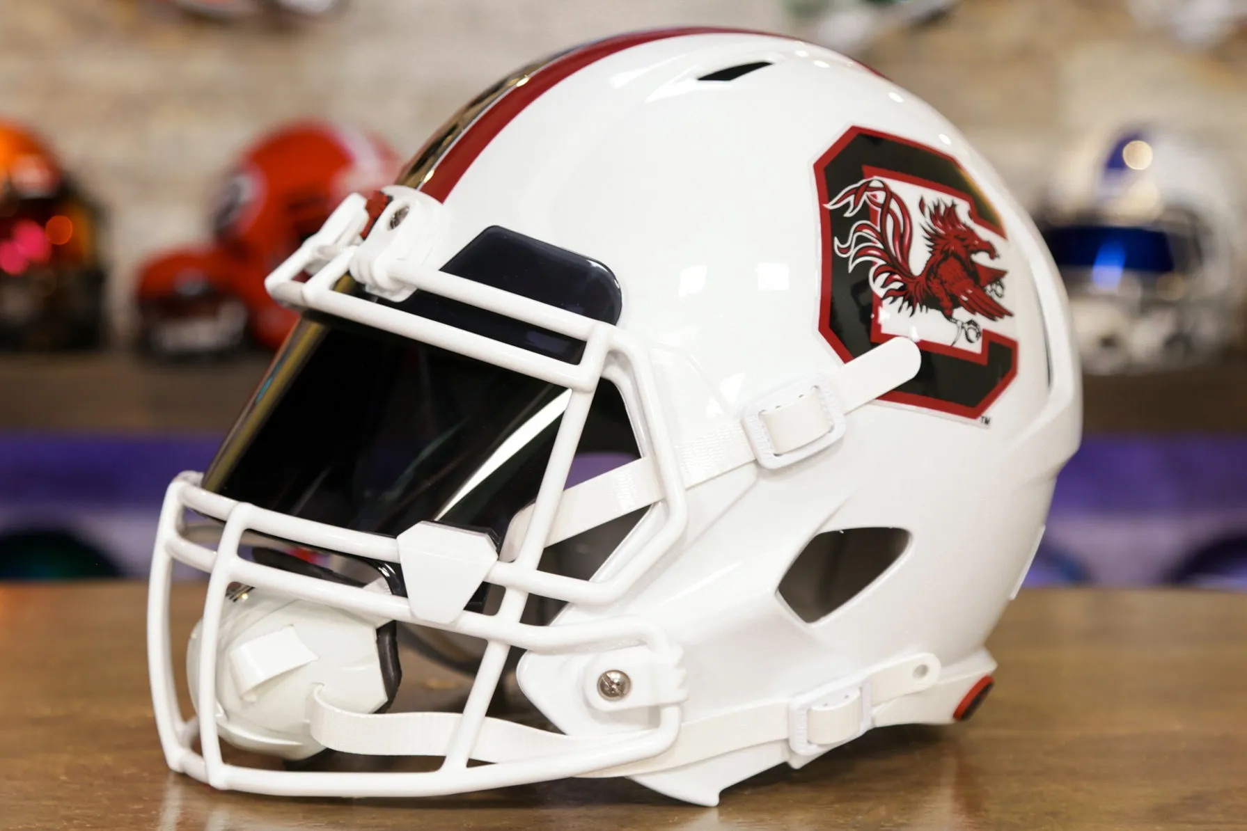 South Carolina Gamecocks Riddell Speed Display Helmet - GG Edition 00273