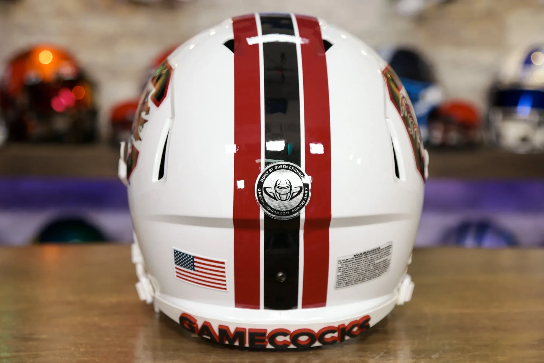 South Carolina Gamecocks Riddell Speed Display Helmet - GG Edition 00273