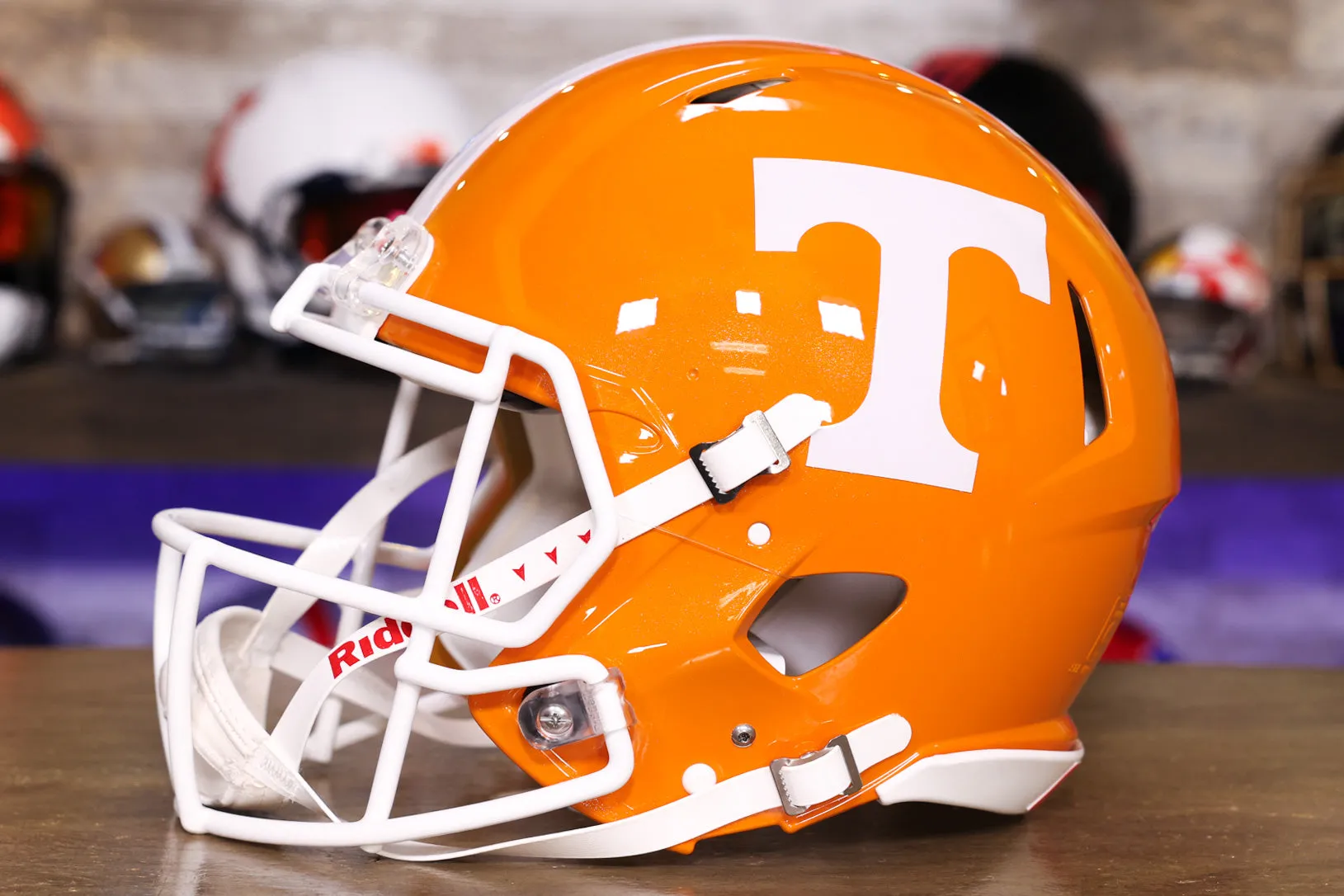 Tennessee Volunteers Riddell Speed Authentic Helmet - Metallic Orange