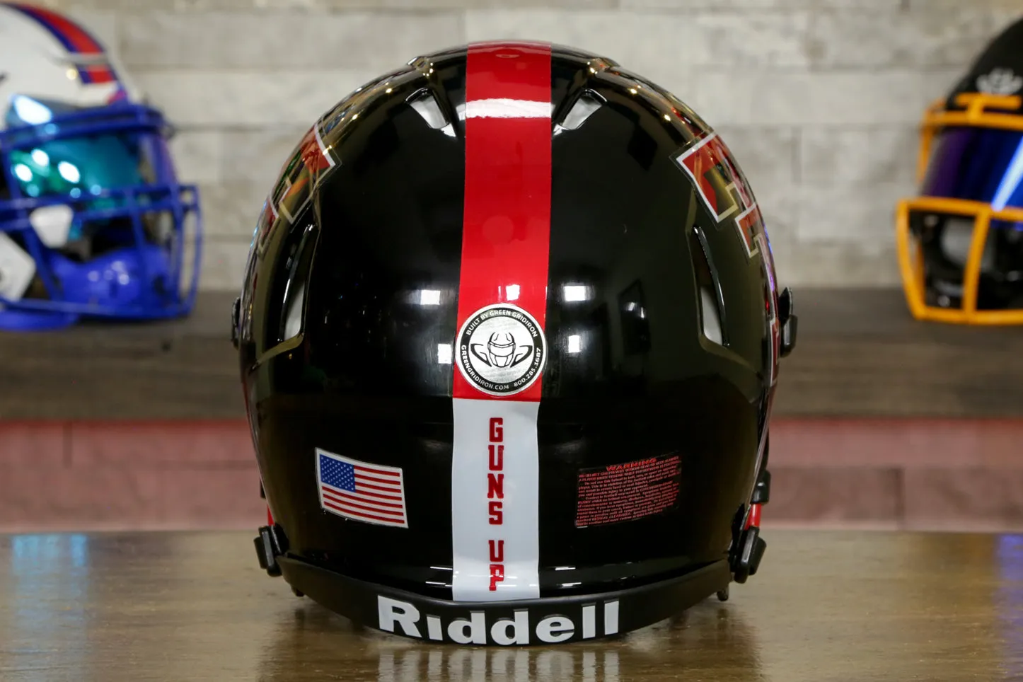 Texas Tech Red Raiders Riddell Speed Authentic Helmet - GG Edition 00142