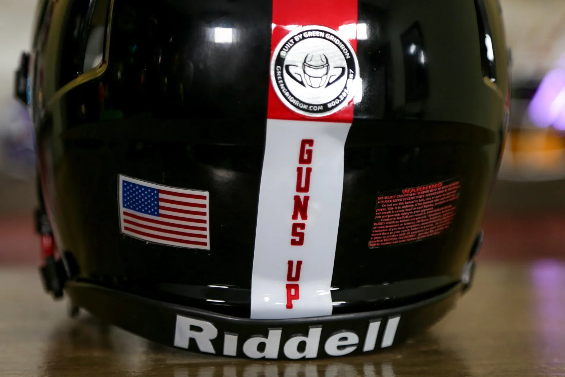 Texas Tech Red Raiders Riddell Speed Authentic Helmet - GG Edition 00142