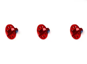 Troy Lee Designs A1/A2 Helmet Visor Screws - 3 Pack - Red