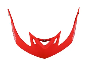 Troy Lee Designs A2 Replacement Visor - Silhouette - Red
