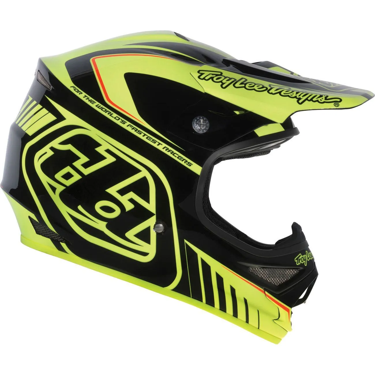 Troy Lee Designs Air Delta Full Face Helmet - Yellow-Black