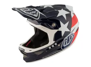 Troy Lee Designs D3 Carbon MIPS Full Face Helmet - Freedom - Blue - 2018