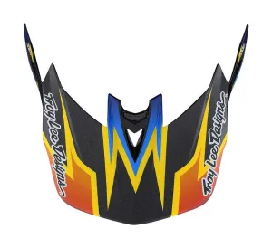 Troy Lee Designs D4 Replacement Visor - Lightning Black