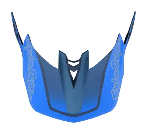 Troy Lee Designs D4 Replacement Visor - Qualifier - Slate Red